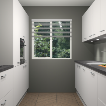 Zijdegrijze keuken Siena 100704