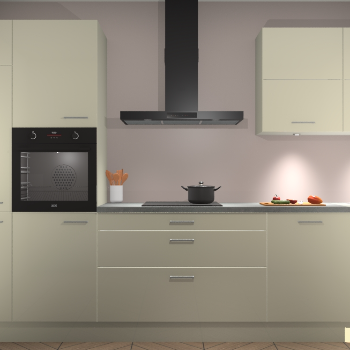 Magnolia hoogglans keuken Parijs 101653