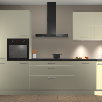 Magnolia hoogglans keuken Parijs 101666