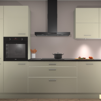 Magnolia hoogglans keuken Parijs 101680