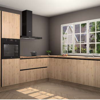 Madera natuur greeploze keuken Casablanca 102323