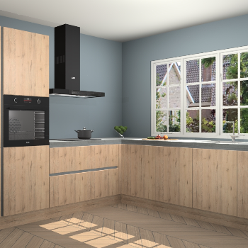 Madera natuur greeploze keuken Casablanca 102326