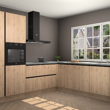 Madera natuur greeploze keuken Casablanca 102329