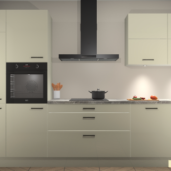 Magnolia hoogglans keuken Parijs 101698