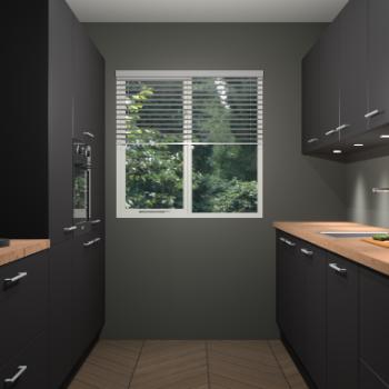 Zwarte keuken Siena 101033