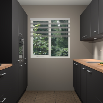 Zwarte keuken Siena 101034