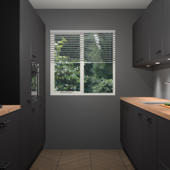 Zwarte keuken Siena 101036