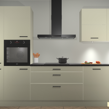 Magnolia hoogglans keuken Parijs 101741