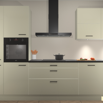 Magnolia hoogglans keuken Parijs 101742