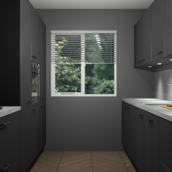 Zwarte keuken Siena 101048