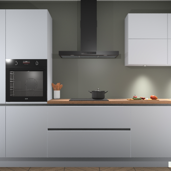 Sneeuwwitte greeploze keuken Parijs 101041