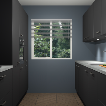 Zwarte keuken Siena 101049