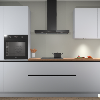 Sneeuwwitte greeploze keuken Parijs 101044