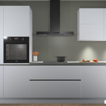 Sneeuwwitte greeploze keuken Parijs 101060