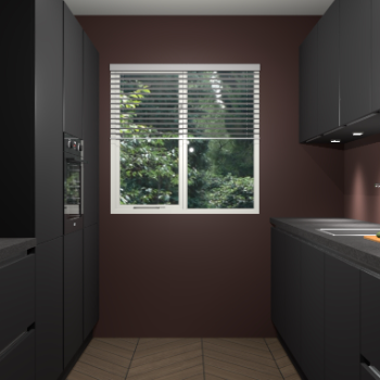 Zwarte greeploze keuken Siena 101066