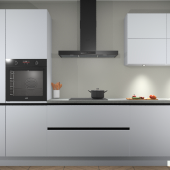 Sneeuwwitte greeploze keuken Parijs 101063