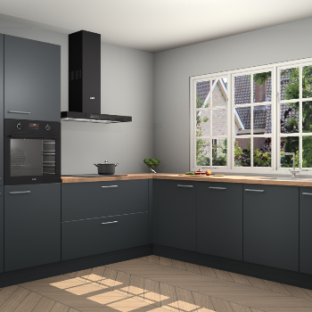 Onyxgrijze keuken Casablanca 102396