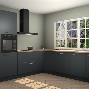 Onyxgrijze keuken Casablanca 102397