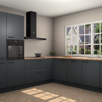 Onyxgrijze keuken Casablanca 102399