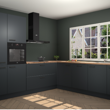 Onyxgrijze keuken Casablanca 102400