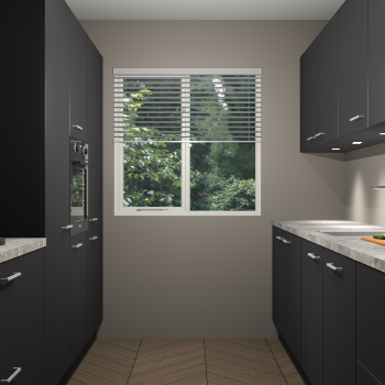 Zwarte keuken Siena 101107