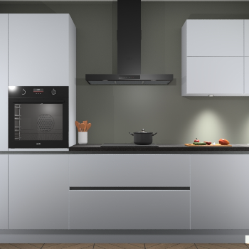 Sneeuwwitte greeploze keuken Parijs 101072