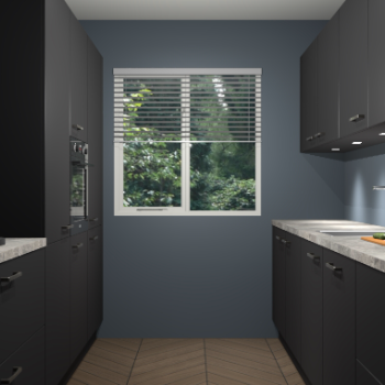 Zwarte keuken Siena 101110