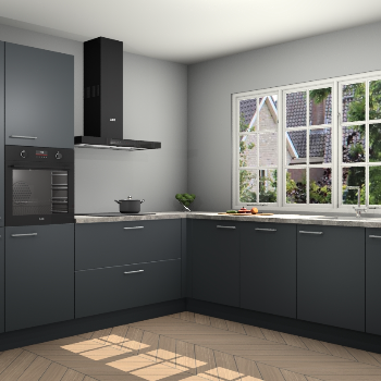 Onyxgrijze keuken Casablanca 102420