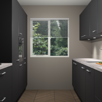 Zwarte keuken Siena 101125