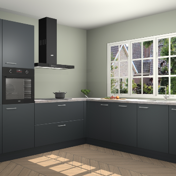 Onyxgrijze keuken Casablanca 102427