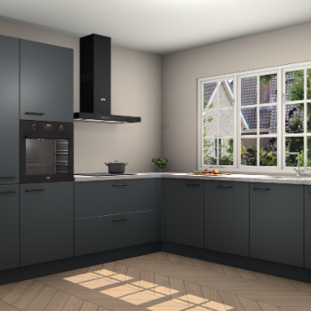 Onyxgrijze keuken Casablanca 102429