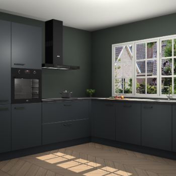 Onyxgrijze keuken Casablanca 102436