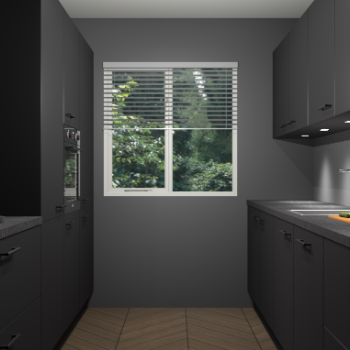 Zwarte keuken Siena 101133