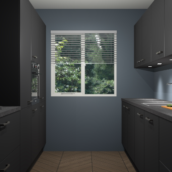 Zwarte keuken Siena 101134