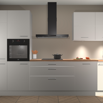 Zijdegrijze keuken Parijs 101167