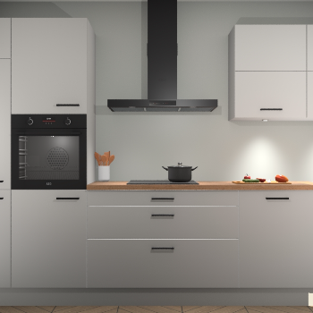 Zijdegrijze keuken Parijs 101170