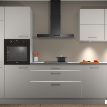 Zijdegrijze keuken Parijs 101173