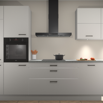 Zijdegrijze keuken Parijs 101177