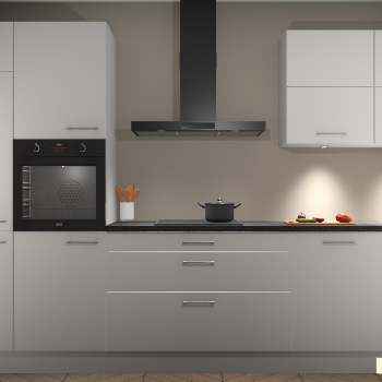 Zijdegrijze keuken Parijs 101179