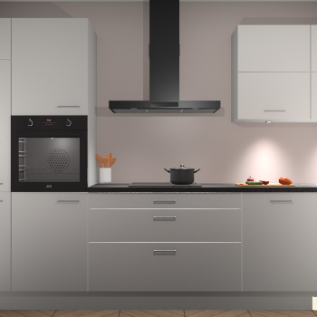 Zijdegrijze keuken Parijs 101180