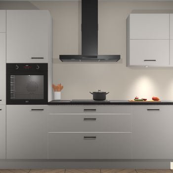 Zijdegrijze keuken Parijs 101183