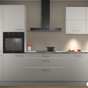 Zijdegrijze keuken Parijs 101200