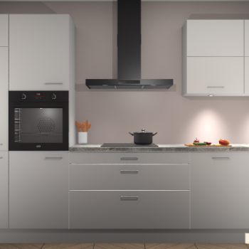 Zijdegrijze keuken Parijs 101202