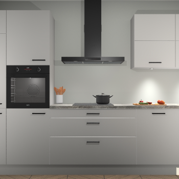 Zijdegrijze keuken Parijs 101204