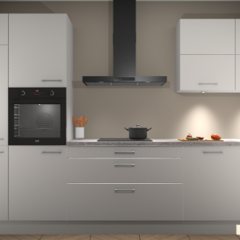 Zijdegrijze keuken Parijs 101245