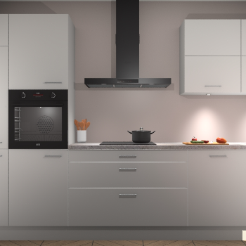 Zijdegrijze keuken Parijs 101246