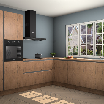 Astoria Eiken greeploze keuken Casablanca 102356