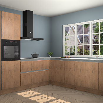 Astoria Eiken greeploze keuken Casablanca 102368