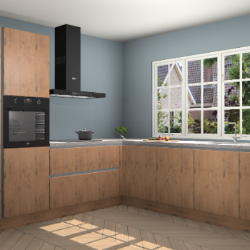 Astoria Eiken greeploze keuken Casablanca 102386