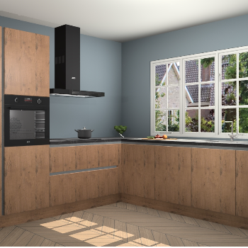 Astoria Eiken greeploze keuken Casablanca 102392